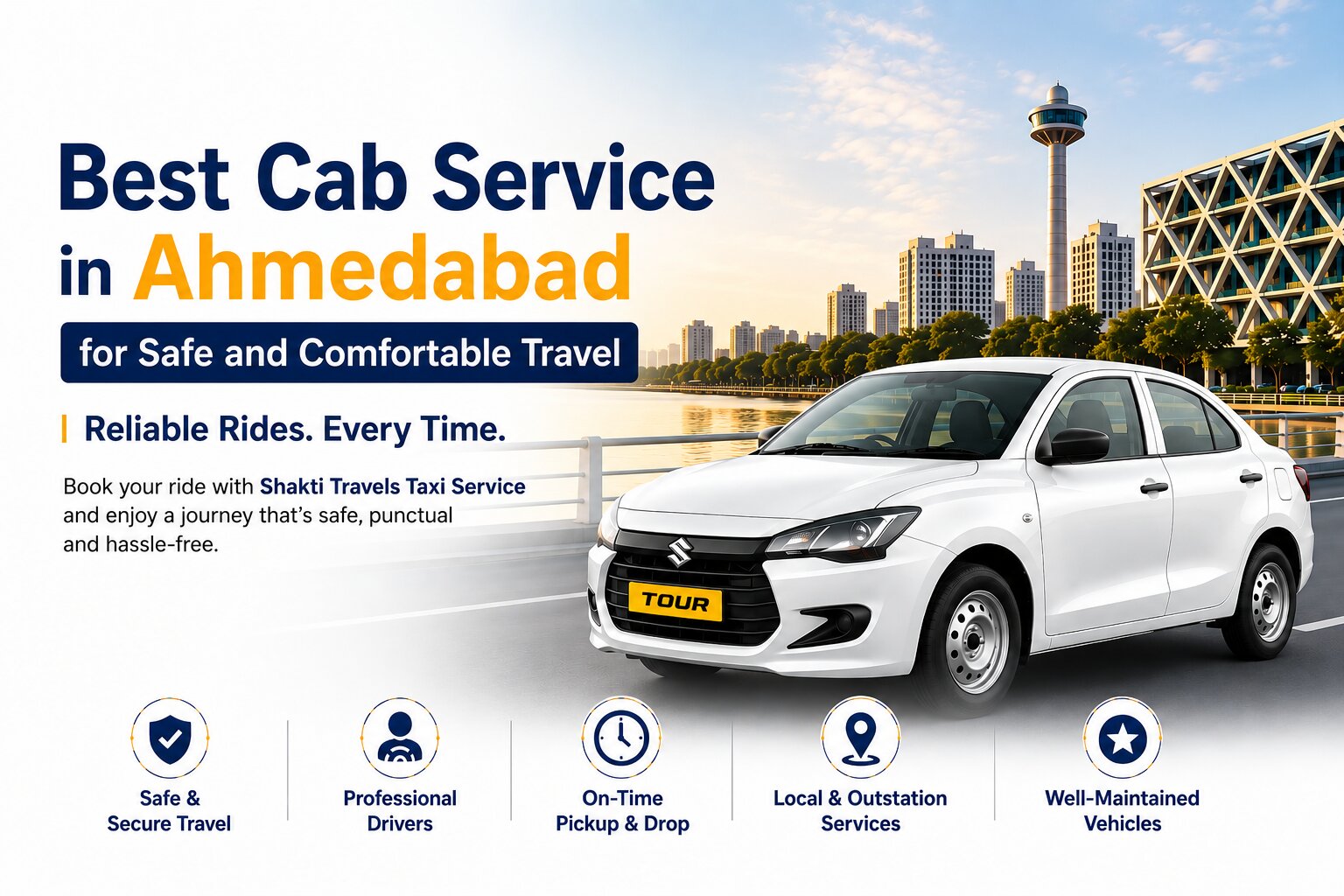 Best Cab Service in Ahmedabad for Safe and Comfortable Travel